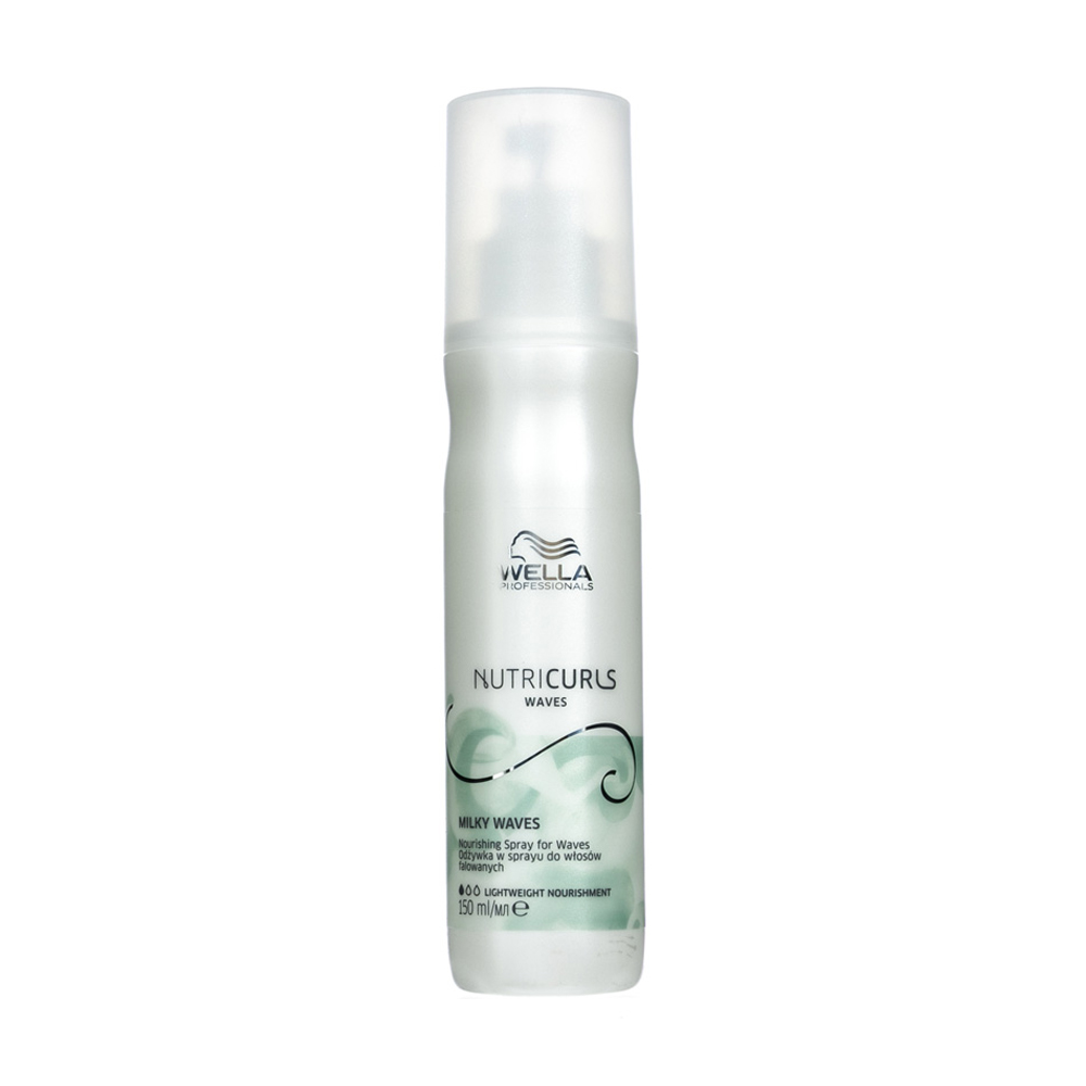 Живильне молочко-спрей для хвилястого волосся Wella Professionals Nutricurls Milky Waves Nourishing Spray незмивне, 150 мл